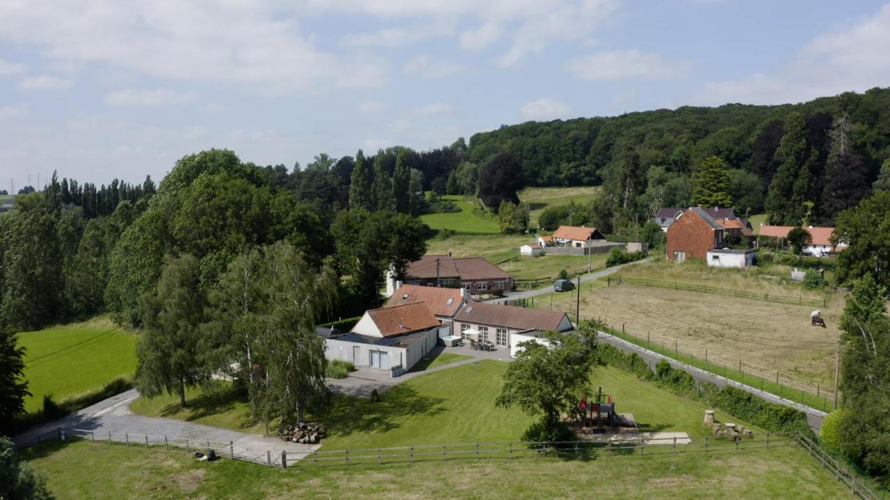 Vakantiehuis De Rieke 16 Personen Ronse Bagian luar foto